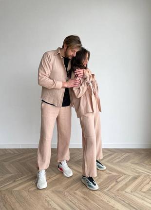 Костюм сорочка штани муслін