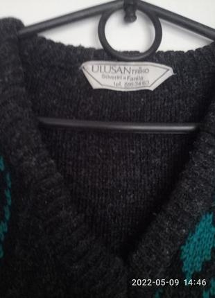 Сезонная распродажа. ulusan triko. теплый и нарядный джемпер свитер3 фото