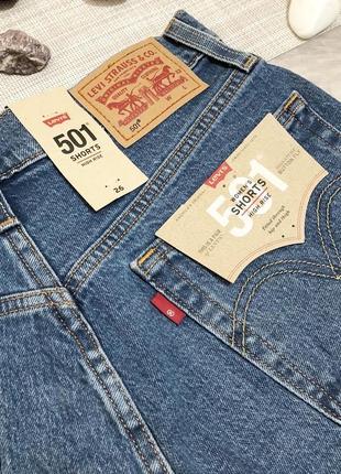 Шорти levi's 501 hight rise6 фото