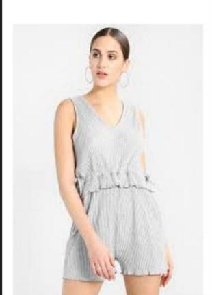 Ромпер в рубчик