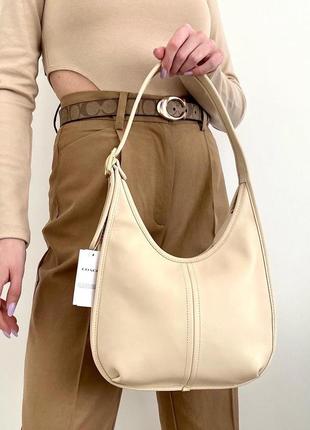 Женская сумка coach ergo shoulder bag оригинал жіноча сумочка коуч хобо коач оригінал подарок жене девушке подарунок дівчині4 фото
