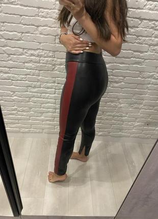 Брюки кожаные леггинсы лосины s/m!!️ распродаж