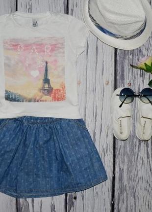 3 - 4 року 104 см обалденная фірмова натуральна футболка футболочка зара zara
