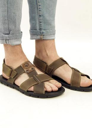 Мужские сандали кожаные черные,коричневые летние (сандалии из натуральной кожи черного/коричневого цвета) - мужская обувь на лето 20224 фото