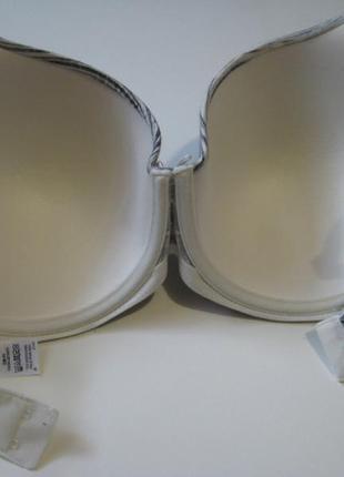 32е 70е m&s базовый гладкий хлопковый бюстгальтер балконет, чашка е4 фото