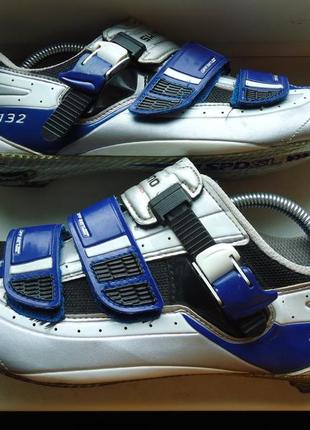 Велообувь shimano r132 carbon велотуфлі шосе (44)