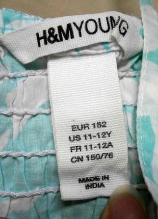 Летний коттоновый сарафан для девочки h&m 4