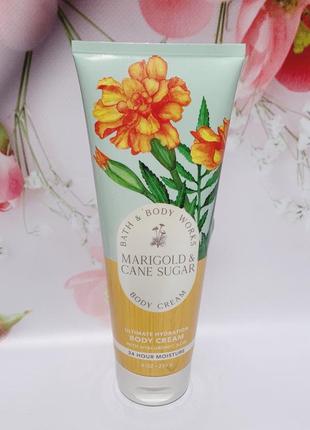 Крем для тіла marigold & sugar cane від bath and body works