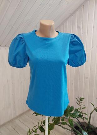 Футболка primark с рукавчиком буф