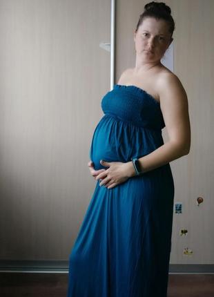 Сарафан для вагітної. довга сукня1 фото