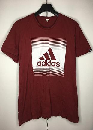 Оригинальная очень крутая футболка adidas originals big logo из свежих коллекций