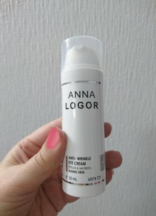 Живильний крем для шкіри навколо очей anti-wrinkle eye cream anna logor 30 мл