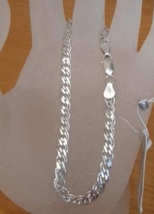 Браслет серебряный 4