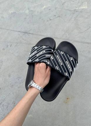 Женские шлепанцы slides small logo black 36-37-38-39-40-41