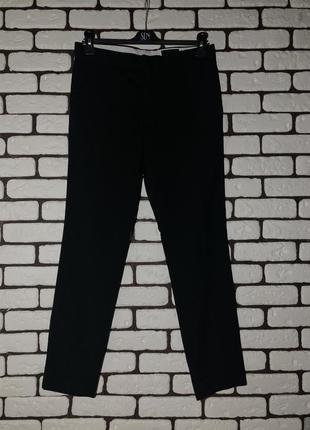 Чорні , завужені, класичні штани h&m skinny fit1 фото