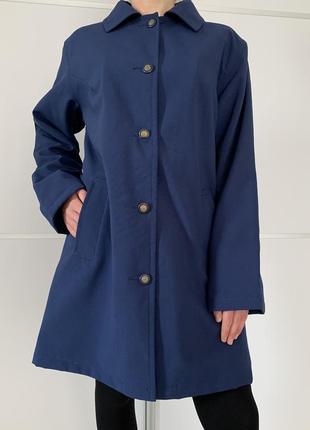 Жіноче ппльто, пальто на подкладке, синее пальто теплое.