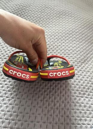 Шлёпанцы crocs тачки4 фото