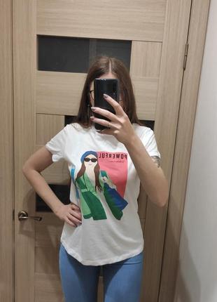 Женская футболка с принтом primark