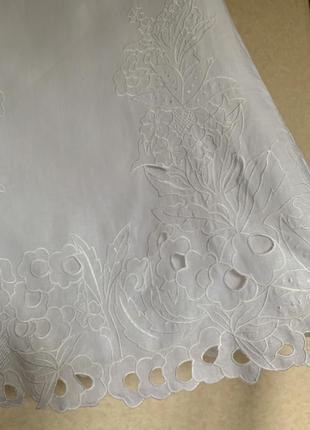 Лляну білосніжне платтячко maddison 36p.4 фото