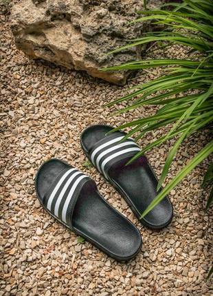 Мужские шлепанцы adidas slides ‘black’ 41-42-43-44-453 фото