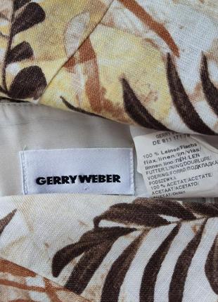 Лляне плаття gerry weber з квітковим принтом6 фото