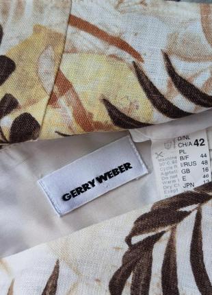 Лляне плаття gerry weber з квітковим принтом7 фото