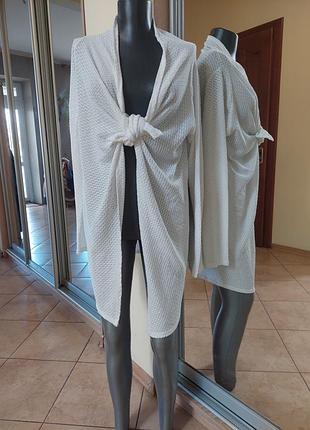 Стильный ажурный кардиган