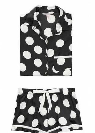 Сатинова піжама вікторія сікрет victoria's secret шорти4 фото