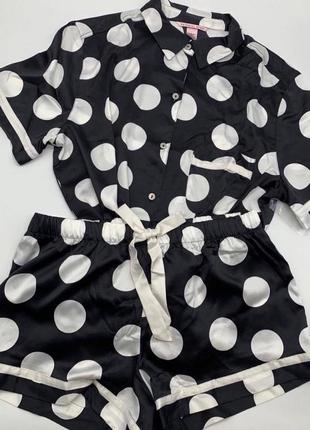 Сатинова піжама вікторія сікрет victoria's secret шорти3 фото