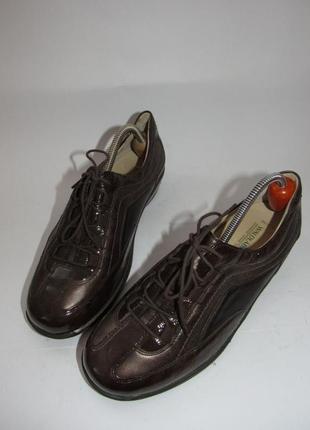 Waldlauffer кожаные комфортные туфли 4-1/2р (24,5см) t25