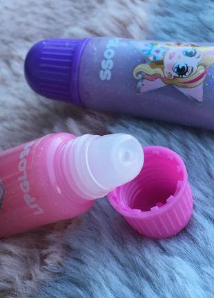 Бальзам блеск для губ honey bunny фиолетовый гигиеническая помада