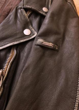 Куртка кожаная косуха soccx3 фото