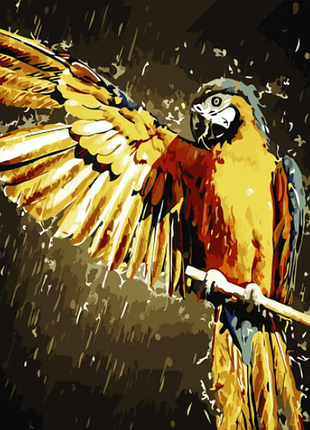 Картина по номерам "взмах крыла" 50*65см в коробке