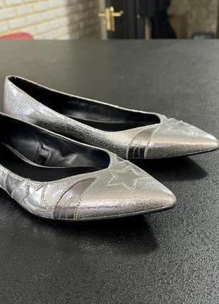 Стильные туфли-балетки с острым носом mango2 фото