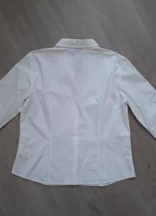 Офисная белая блуза garry weber4 фото