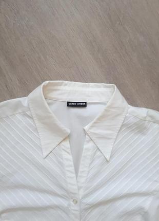 Офисная белая блуза garry weber2 фото