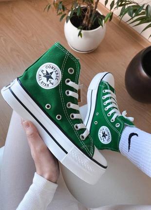 Кеды converse на высокой подошве1 фото