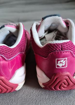 Дитячі рожеві кросівки для дівчинки jack wolfskin кросівки jungle gym low5 фото