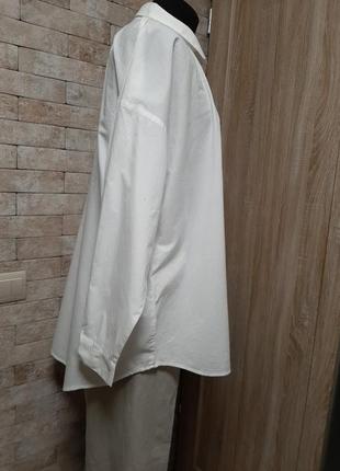 Біла бавовняна сорочка6 фото