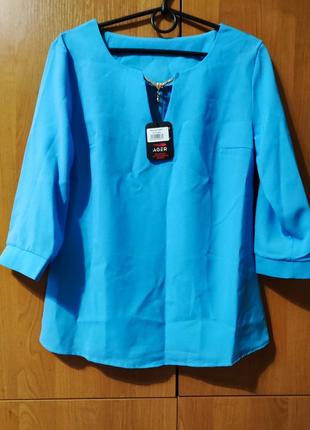 Жіноча блакитна блузка, нова, розмір 441 фото