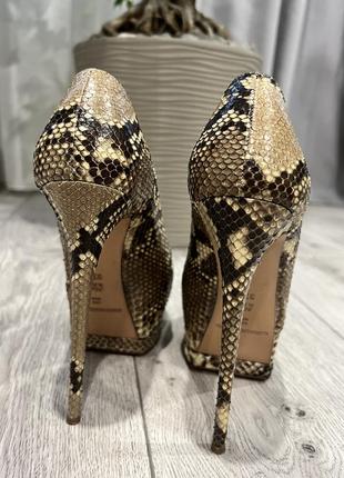 Туфли и сумочка из кожи питона gianmarco lorenzi и reiss5 фото