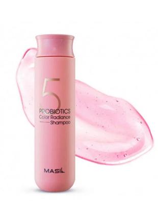 Шампунь для окрашенных волос masil 5 probiotics color radiance shampoo1 фото