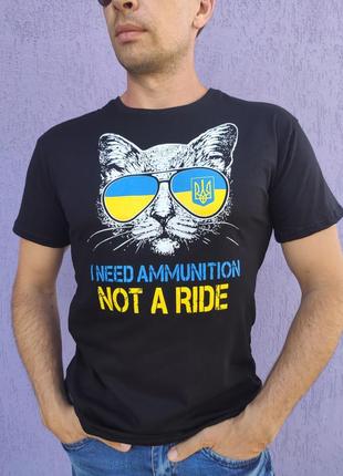 Патріотична футболка національна з котом патріотична футболка національна з котом