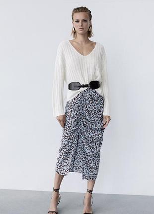 Спідниця міді (спідниця) zara, розмір s