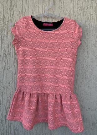 Рожеве плаття на дівчинку 2-3 роки 98см1 фото
