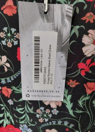 Дуже гарна сукня в квіти відомого бренду warehouse (нова, з біркою!)3 фото