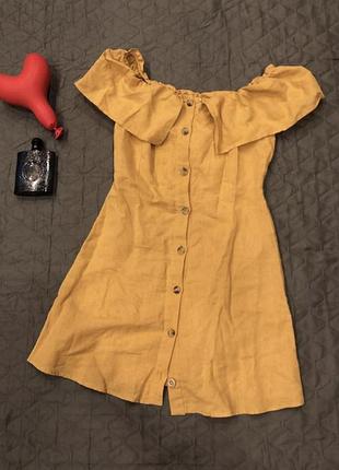 Льняний сарафан 2