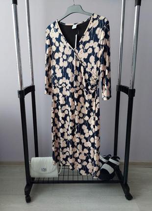Красива та витончена сукня довжини міді від відомого бренду stock shop (з біркою!)1 фото