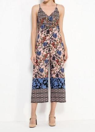 Комбінезон з кюлотами topshop 8 c квітами принт