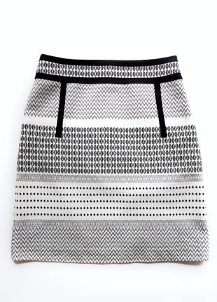 Жаккардовая юбка из чистого хлопка marks&spencer.4 фото